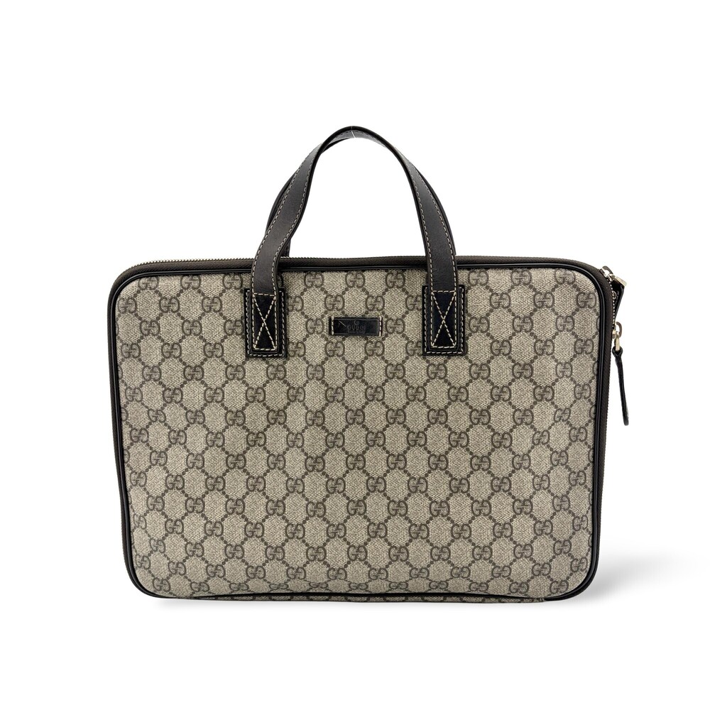 Gucci Laptop GG Coated Canvas Medium